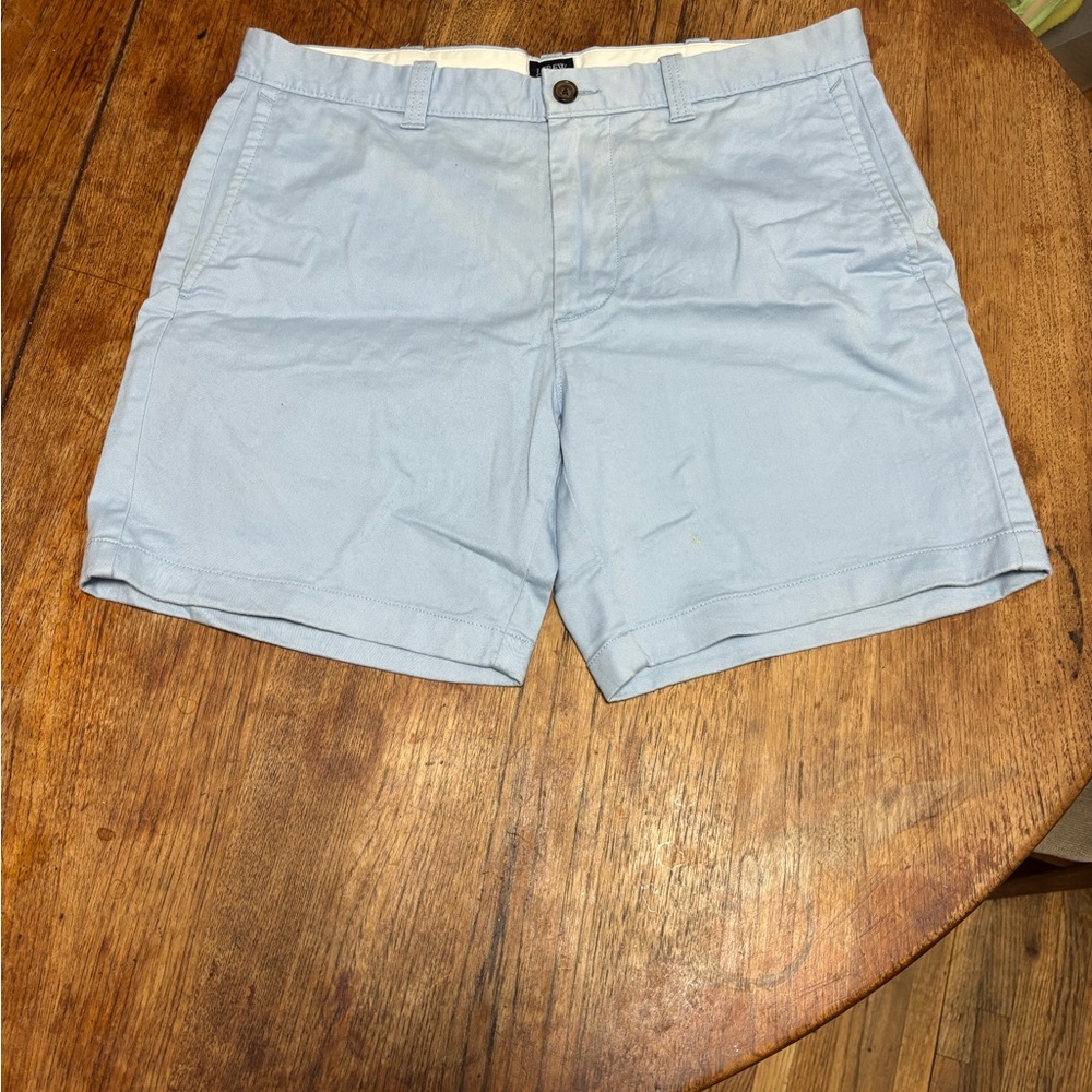 J. Crew Sky Blue Men's Flat Front Shorts
